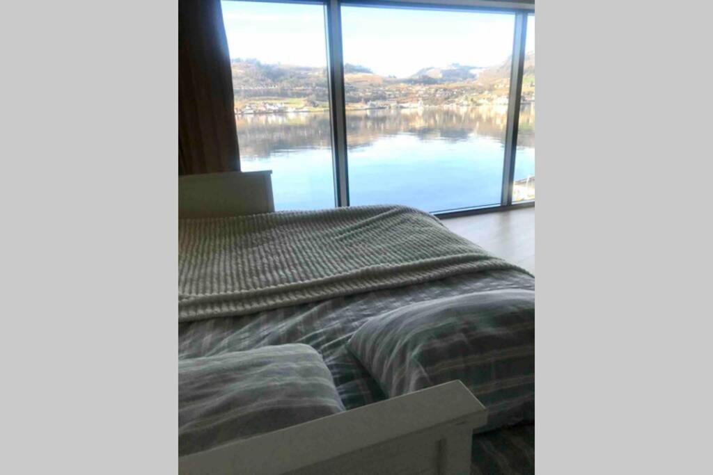 Panoramaresort In Hardangerfjorden Leilighet I Sjokanten Ved Hardangerfjorden For 7 Personer Boat , Sauna,Kajak, Sup For Rent Oystese Екстер'єр фото