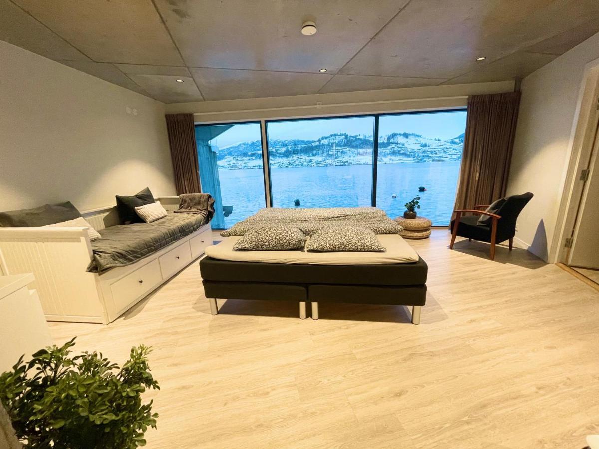 Panoramaresort In Hardangerfjorden Leilighet I Sjokanten Ved Hardangerfjorden For 7 Personer Boat , Sauna,Kajak, Sup For Rent Oystese Екстер'єр фото