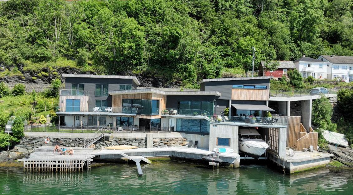 Panoramaresort In Hardangerfjorden Leilighet I Sjokanten Ved Hardangerfjorden For 7 Personer Boat , Sauna,Kajak, Sup For Rent Oystese Екстер'єр фото